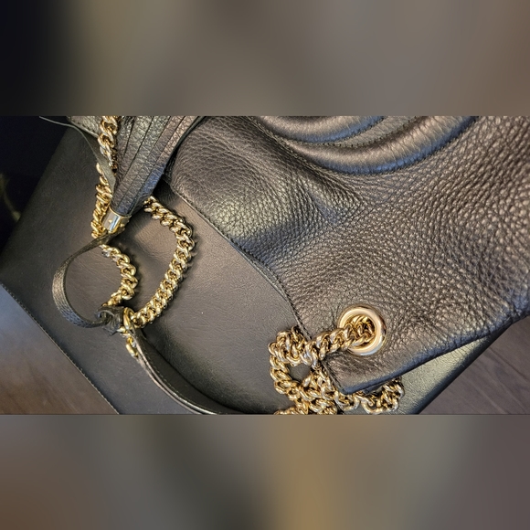 GUCCI pebbled calfskin soho tote - Picture 4 of 7
